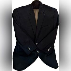 Chaps Black Men's Sport Coat Blazer | 46R